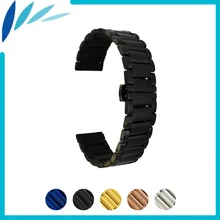 Stainless Watch Band 20mm 22mm for Amazfit Huami Xiaomi Smart Watchband Butterfly Clasp Strap Quick Release