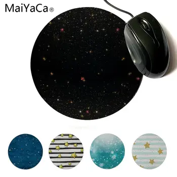 

MaiYaCa Shining Stars Beautiful Anime Round Mouse Mat Soft Rubber Professional Gaming Mouse Pad