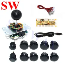 Оригинальная Sanwa Джойстик DIY Kit Нулевая задержка игровой "сделай сам", usb-датчик для джойстик для ПК sunway Кнопка Mame