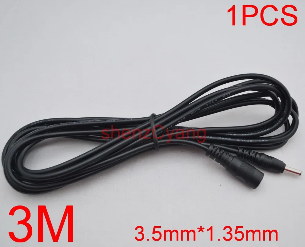 3 м свинцовый Удлинительный кабель жила шнур для IP Камера Питание AC/DC адаптер 10FT Удлинительный кабель 5V 12V Мощность адаптер 3,5 мм x 1,35 мм