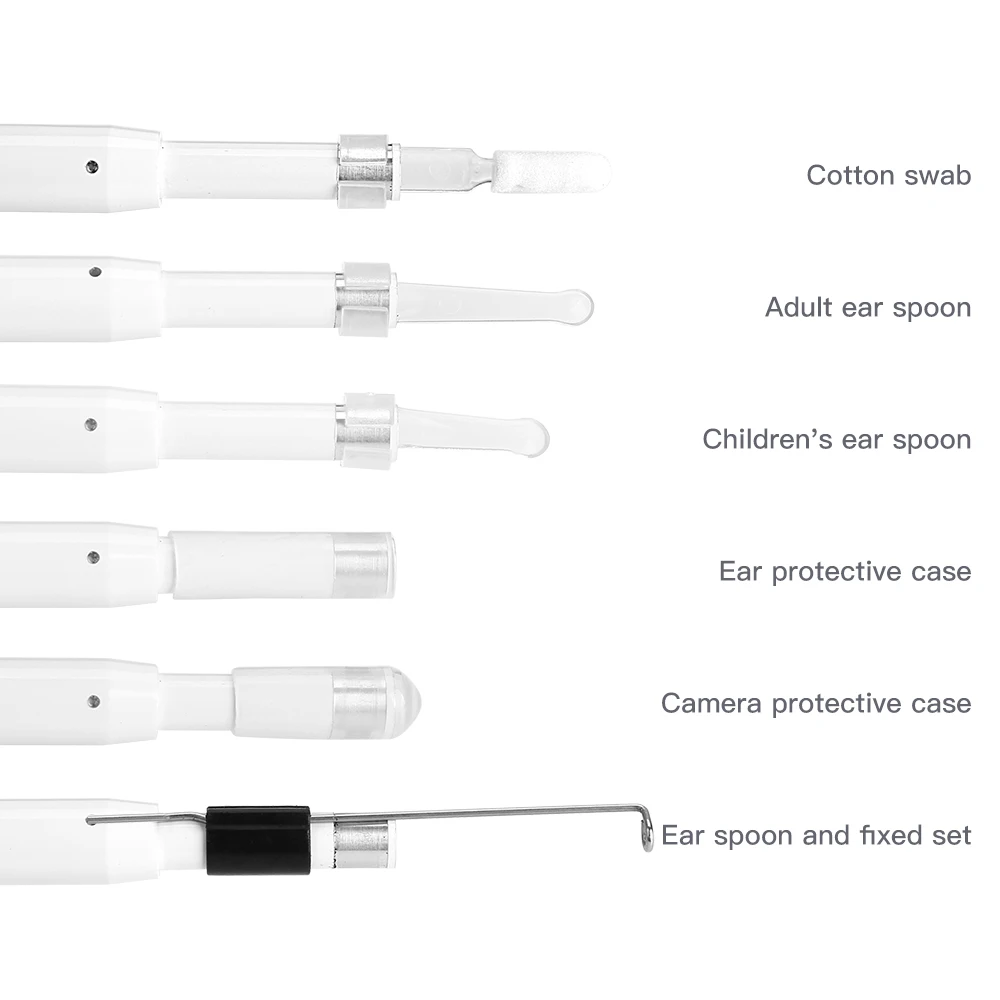 Беспроводной отоскоп WiFi эндоскоп камера 5,5 мм HD 720P объектив визуальный ушной воск чистящие инструменты Earpick для IOS Android MAC Windows PC