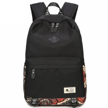 

2019 New Fashion Womens Backpack Bag Oxford National Style Travel Bags Teenage Girls Large Capacity Double Shoulder School Bag