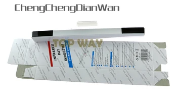 

ChengChengDianWan New Wireless Remote Sensor Bar Infrared Ray Inductor with Stand ABS Material For Wii Controller Console White