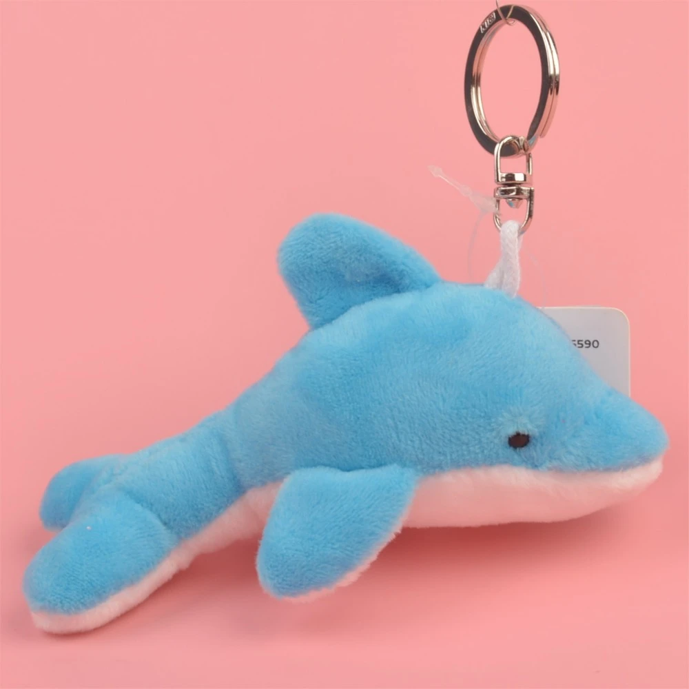 dolphin keychain plush