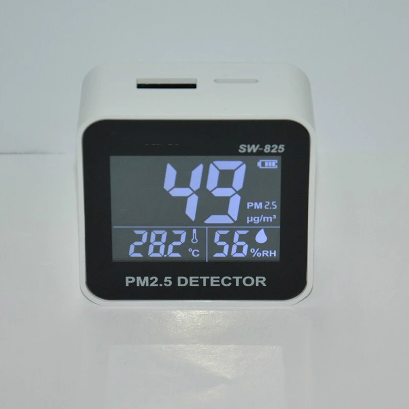 Air Quality PM2.5 Detector air Detector PM 2.5 Monitor with Battery Air Quality Analyzer Air Tester Protection Air Gas Detector (2)