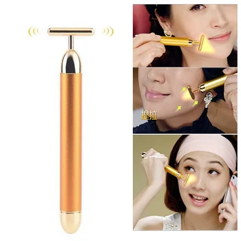 

Slimming Face Gold Lift Vibrating Bar Vibration Facial Beauty Care Beauty Massager Energy Vibrating Bar Face Tool