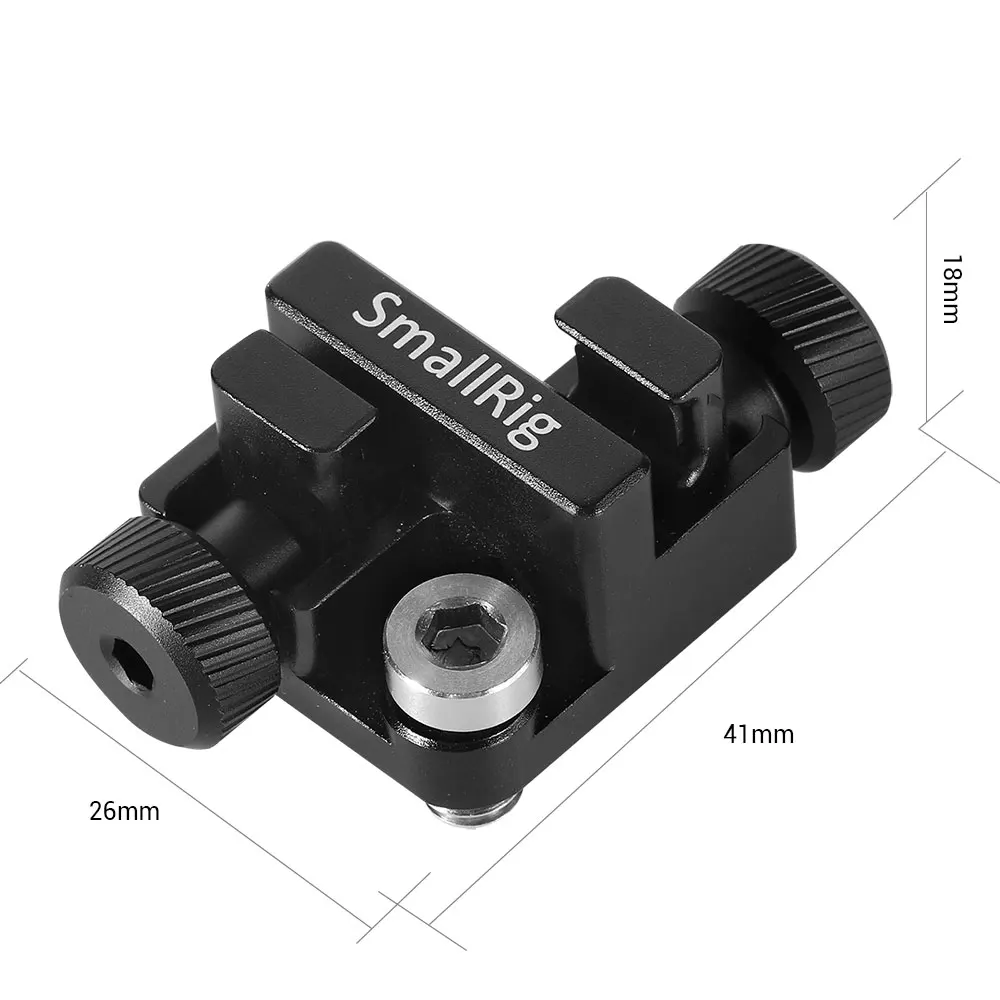 Универсальный кабельный зажим SmallRig с винтом 1/4 ”-20 для кабелей диаметром от 2 до 7 мм для крепления на DSLR камеру/монитор клетка-2333