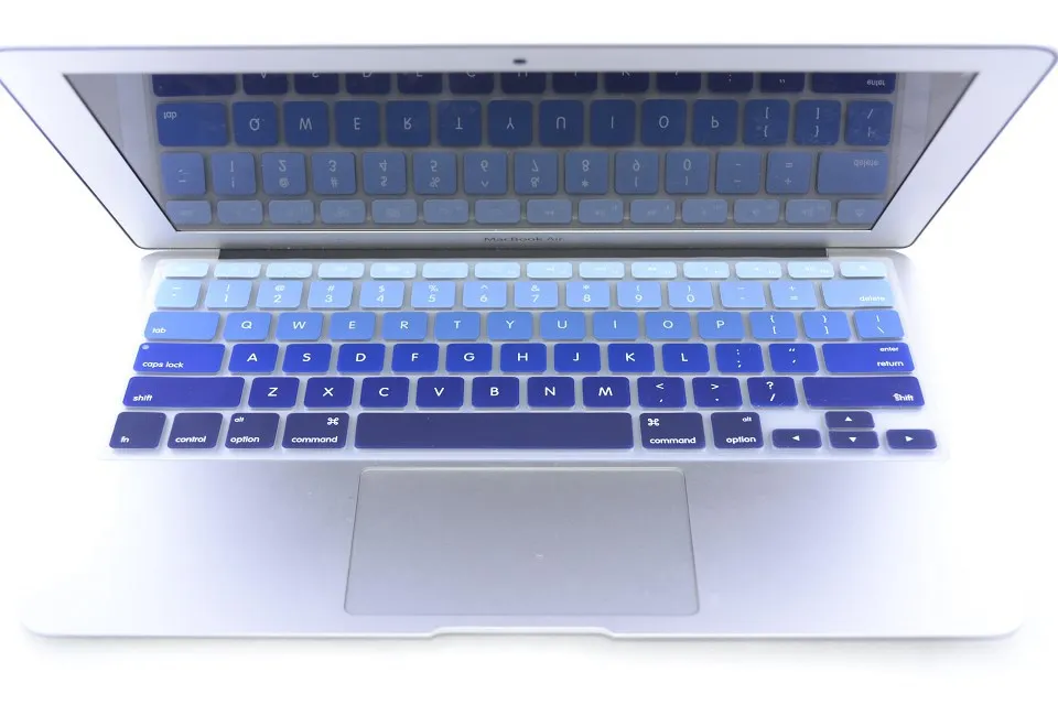 Ультра-тонкий силиконовая клавиатура кожного покрова пленка для MacBook Air Pro/Retina 13 15 17 iMac G6 нам стандартный