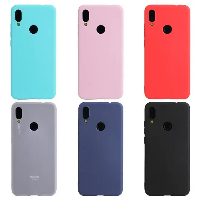 

for Xiaomi Redmi Note 7 case Soft TPU Silicone Phone back Case For Xiaomi Redmi Note 7 Pro Cute Jelly frosted shell Cover Capa