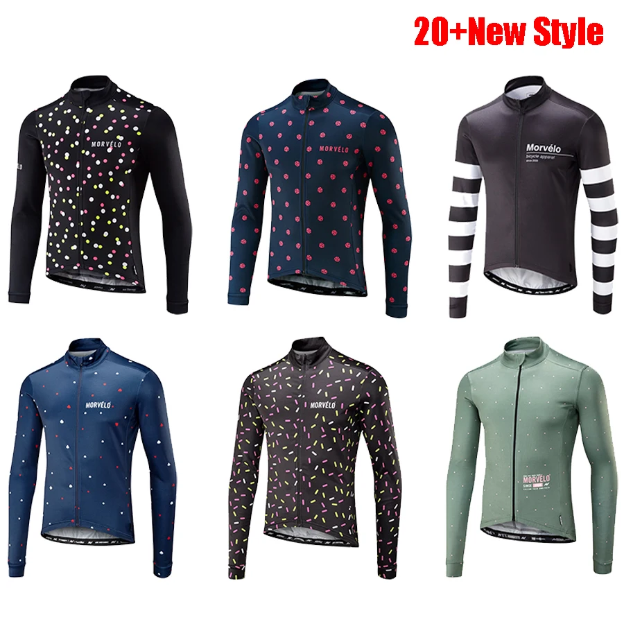 

2019 Cycling Jersey Pro spring/autumn team Morvelo long sleeve mens cycling jersey Ropa Ciclismo Bike bicycle clothes Clothing