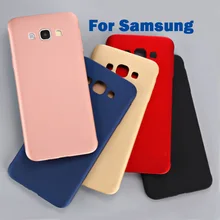 

Luxury Matte Hard Plastic Full Back Case for Samsung Galaxy C5 C7 C9 Pro Note 3 4 5 S3 S4 S5 S6 S7 S8 edge plus Cover cases