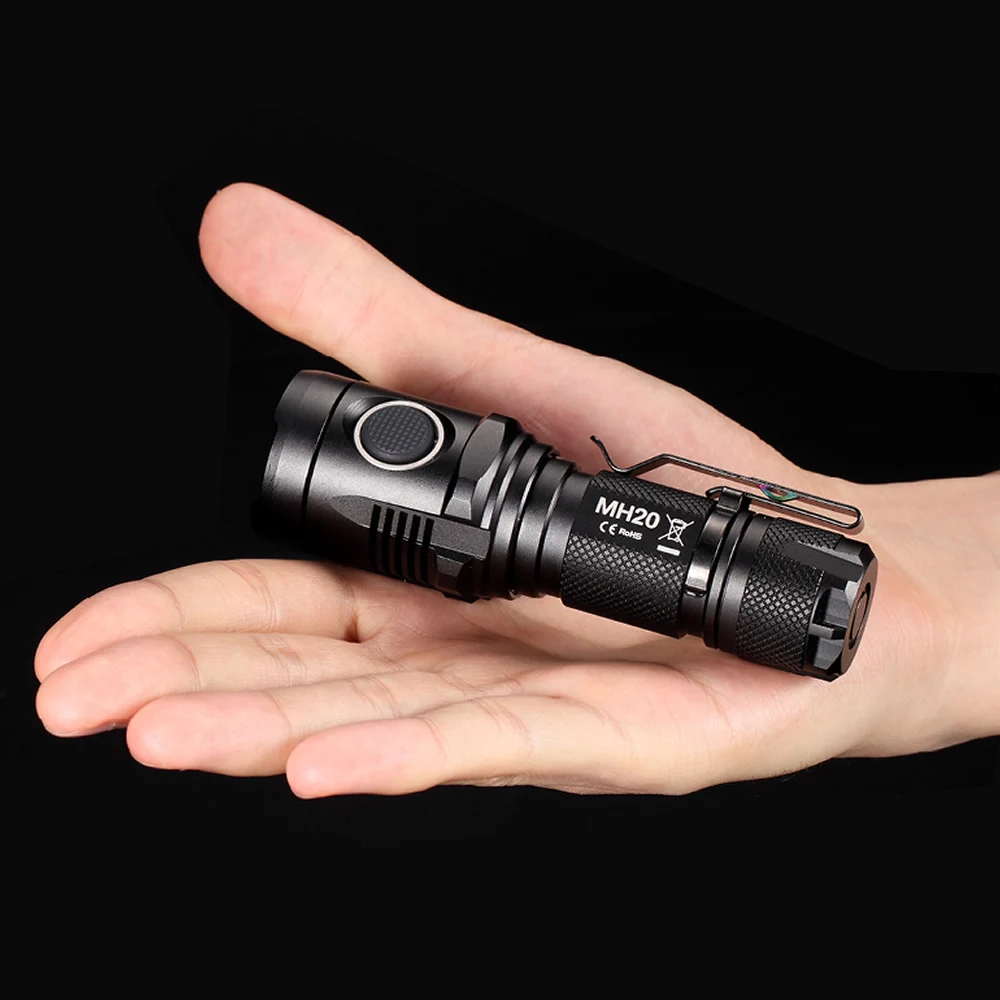 NITECORE MH20 с 18650 Батарея 1000 люмен CREE XML2 U2 светодиодный микро-usb зарядным мини-фонарик супер яркий Батон фонарь