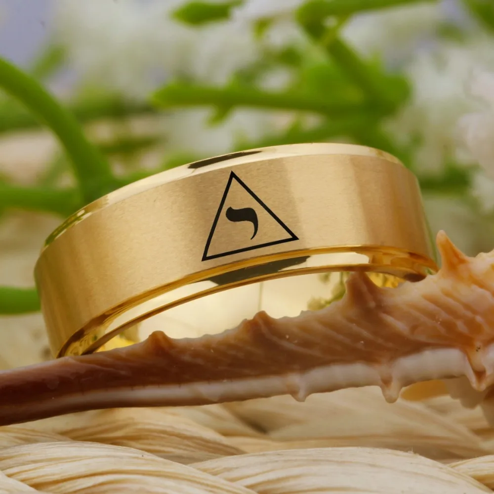 YGK Jewelry Scotish 14th Degree MASONIC Freemason Mason Tungsten Rings for Men's Bridegroom Wedding Engagement Anniversary Ring wedding rings jewelry rings