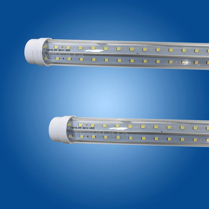 

Toika 100pcs 20W 600MM 2ft T8 V shape LED waterproof Tube Light High brightness SMD2835 240/288led/PC 270 degree