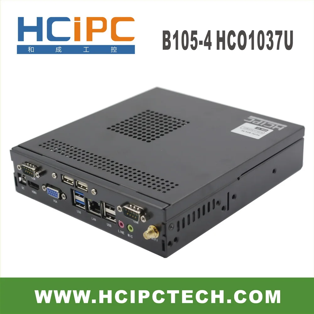 HCIPC мини система ПК компьютер промышленный бокс PC C1037 Mini Barebone|box mini pc|industrial pc