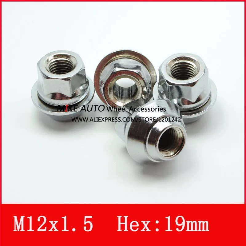 1 шт. открытая гайка с наконечником колеса m12x1 5 PCD HEX19(3/ 4 &quot) для FORD Mondeo Focus|lug nuts|wheel