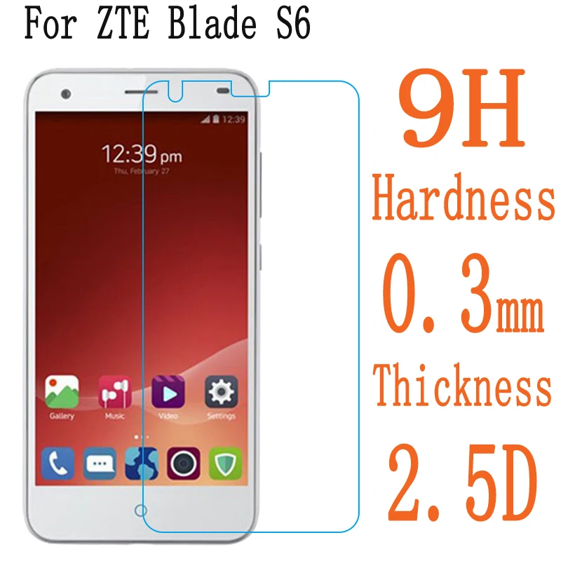 ShuiCaoRen ZTE Blade S6 закаленное стекло оригинальная Высококачественная защитная пленка