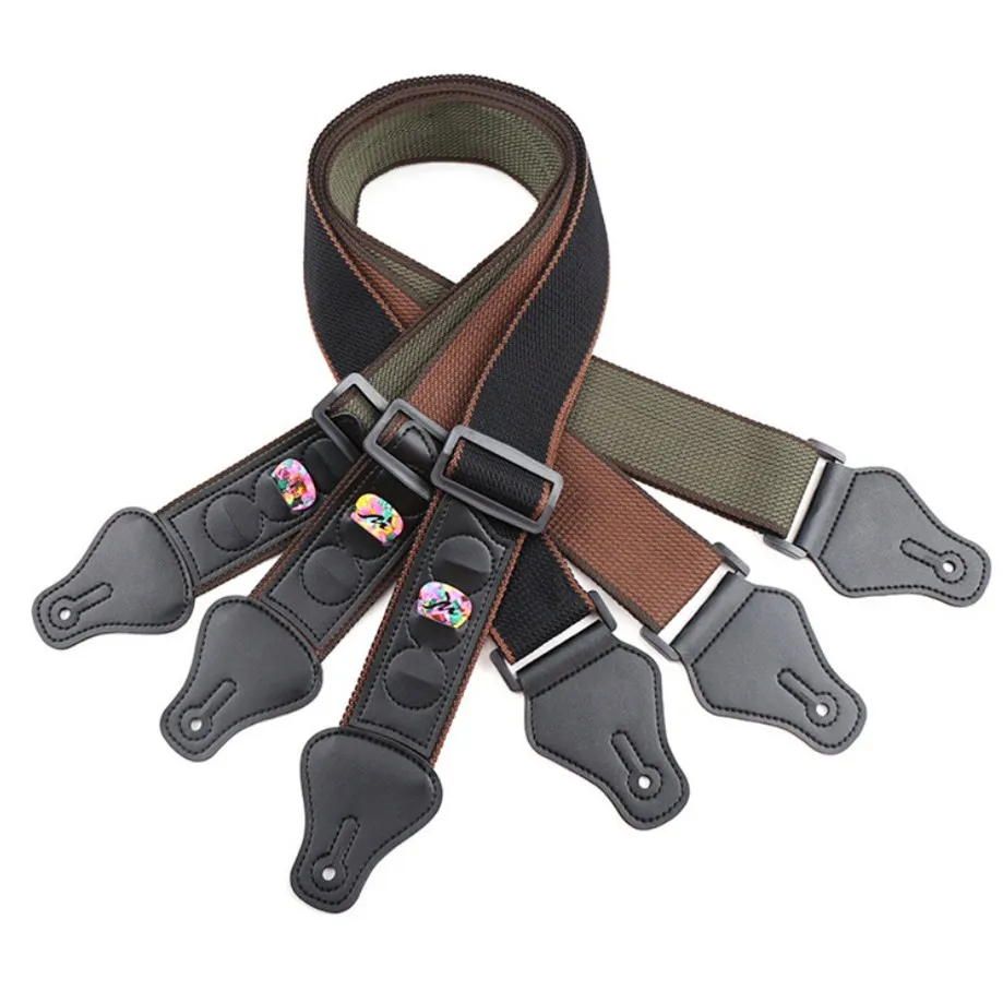Регулируемый хлопковый ремень для электрогитары акустической гитары аксессуары
