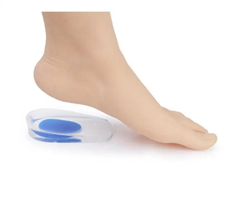 2019 New Silicone Gel Insoles Heel Pad Shoes Inserts Heel Spur