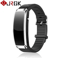 Fuloophi Цифровой диктофон Smart Band Аудио рекордер спортивный пригоден для ношения на запястье 8 Гб Запись Диктофон мини MP3 браслет