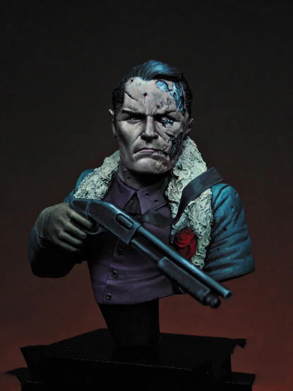 Неокрашенный полимерный бюст в масштабе 1/16 resin bust 1/16 scalebust resin | Отзывы и видеообзор