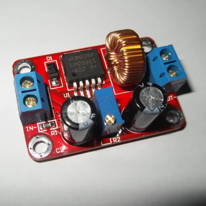 Lm2596! Adjustable terminal DC-DC buck switching power module | Обустройство дома