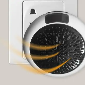 

900W Mini Wall-mounted Electric Heater Household Fan Heater Air Blower Winter Stove Radiator Winter Warmer Heating Machine