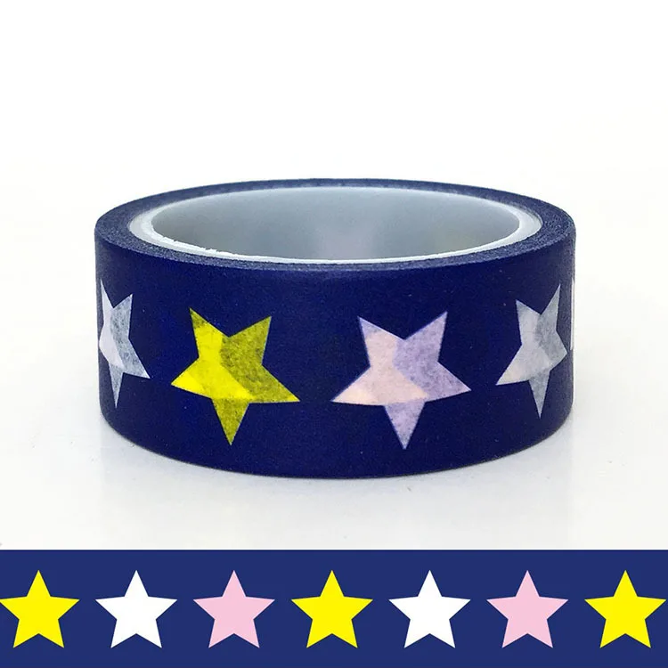 

20pcs/set Spot Blue Star Festival DIY Decoration Washi Tape Kawaii Sticker Children's Handmade Gift Paper Tape