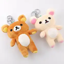 1 шт новый мультфильм Медведь Rilakkuma чучела плюшевый брелок украшение Сумочка Подвеска для подарок для ребенка плюшевые игрушки