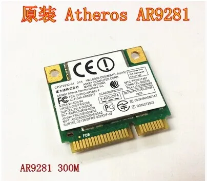 WLAN Беспроводная карта Atheros AR5009 AR9281 AR5B91 300M Half Mini PCI-e | Компьютеры и офис