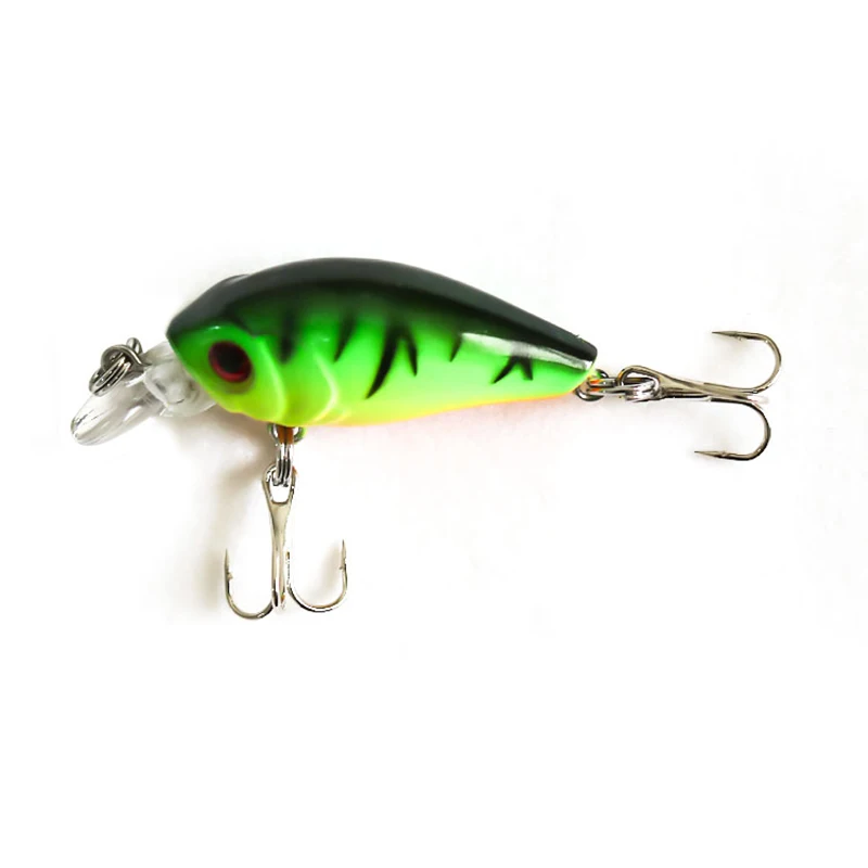 6 قطعة/المجموعة Crankbait الصيد إغراء Wobblers أسماك الاصطناعي الطعم العائمة الوخز كرنك الطعم البسيطة طُعم صلب 4.5 سنتيمتر 4g بايك باس