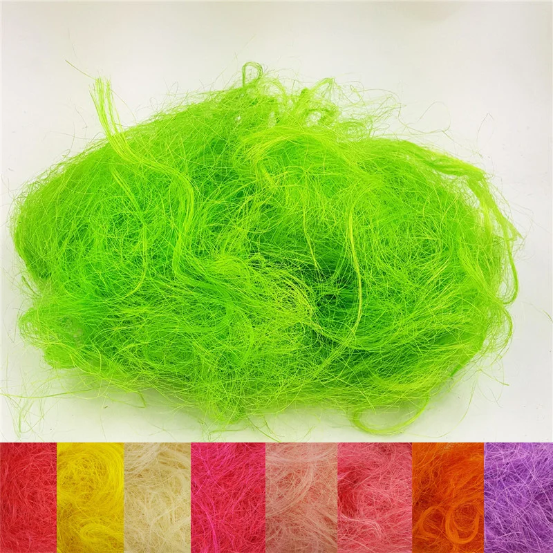 

Pack of 100g Natural Sisal Easter Dec Wedding DIY Flower Gift Box/Pakage Decor Wrapping Supplies Nest Art Craft Made Sisal