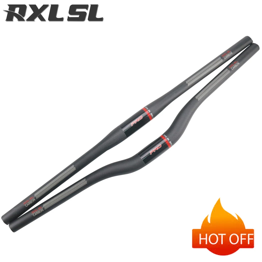 RXL SL руль для велосипеда MTB углеродный плоский/подъемный 3K матовый 31 8 мм 2019 черный