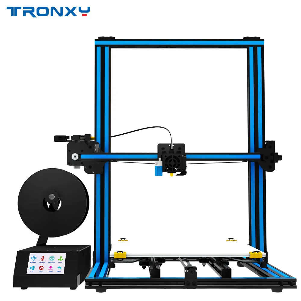 Tronxy X3SA 3d принтер алюминиевый профиль быстрая сборка комплект отключение питания восстановление потери филимента Печать Автоматический уровень нагреватель