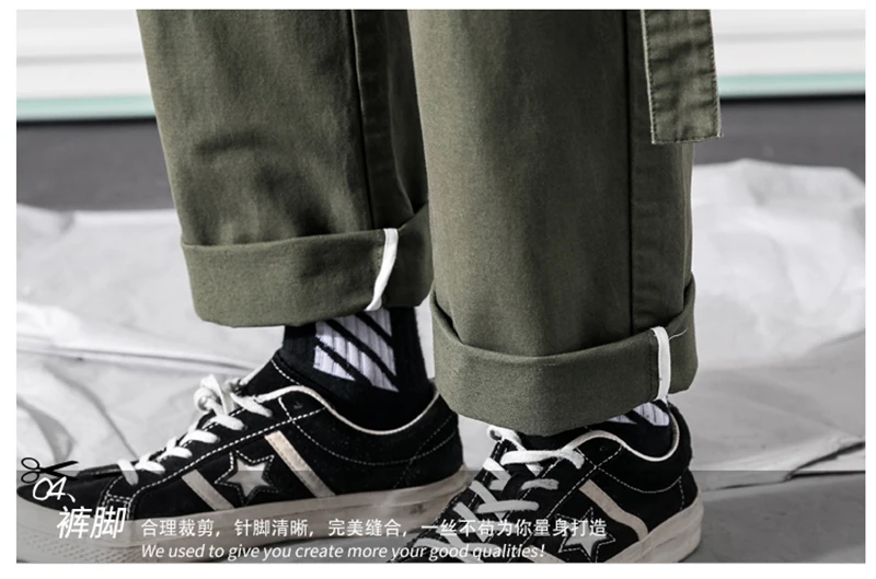 Korean Streetwear Harajuku Pants Men Fashion Street Style Cargo Pants  (39)