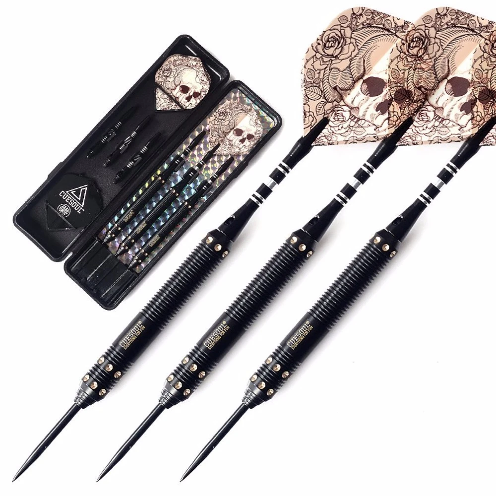 Cuesoul 21 Gram Lichtgewicht Vrouwelijke Steel Tip Darts Met Slim Case