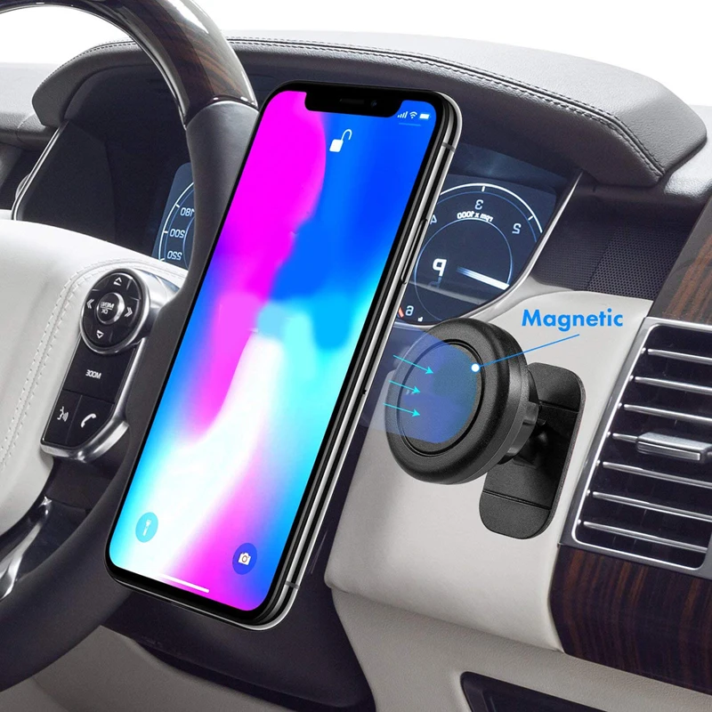 CinkeyPro Magnetic car phone holder for iPhone Samsung Mount Stand Air Vent Mount Mobile Phone Universal Smartphone No Ring