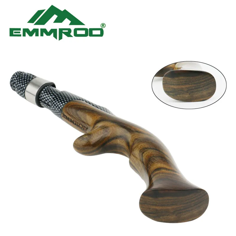 EMMROD из нержавеющей стали удочка для забрасывания приманки ручка эбенового