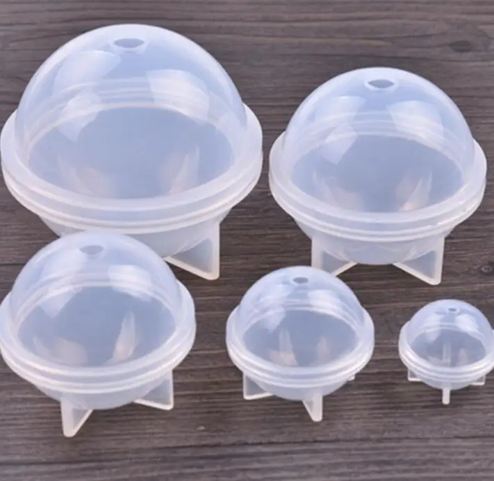 

1pc Transparent Epoxy Silicone Mold 3D Planet Ball 2/3/4/5/6cm Craft mold Making Tool Moulds UV Resin Epoxy Dried Flower Resin