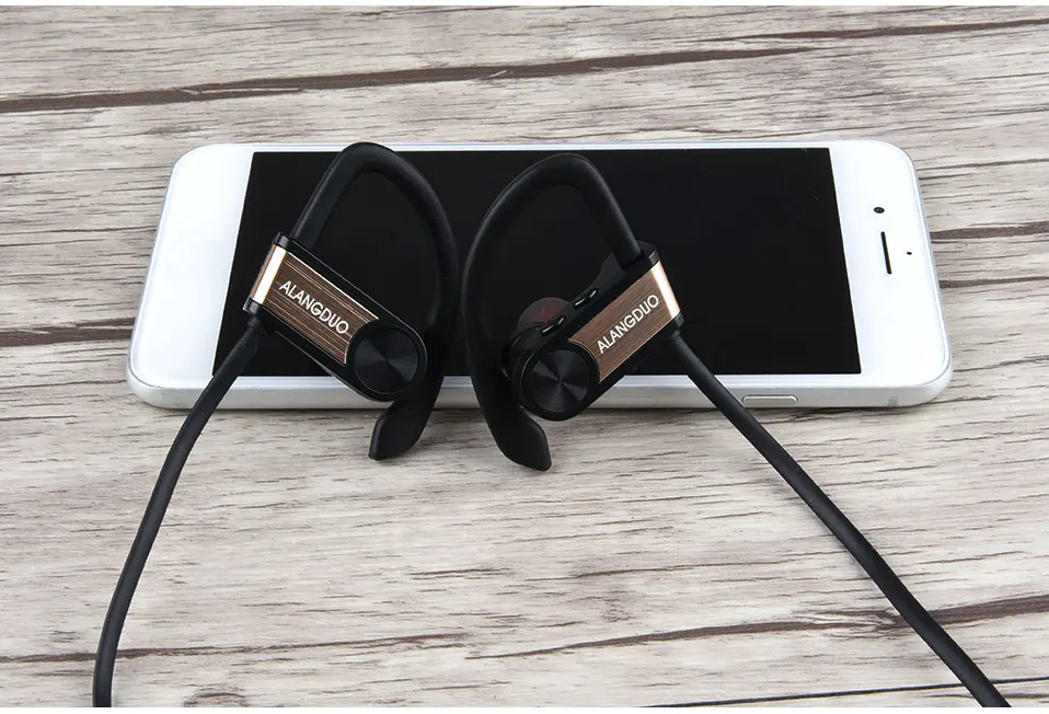 ALANGDUO Bluetooth Earphone wireless headphone G7 Plus English version headset earbuds with mic sports bluetooth earphones (12)