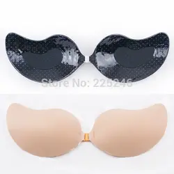 Для женщин дышащая Самоклеющиеся Push-Up Bra силиконовые чашки-вкладыши A-D