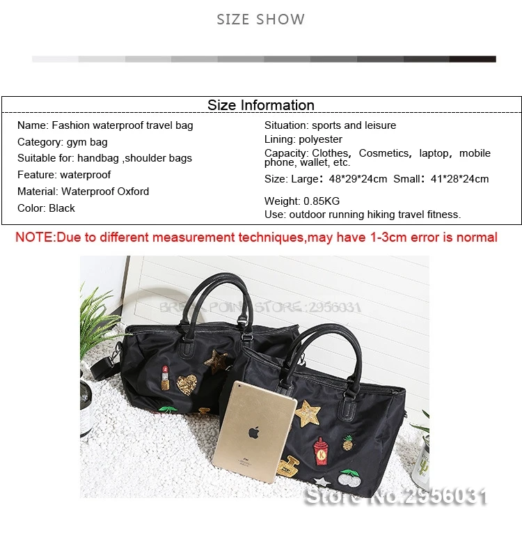 Designer Star Perfume Lipstick Pineapple Sequins Travel Bag Women Gym Fitness Sport Bag Handbag For Male Yoga Bag Sac De Sport