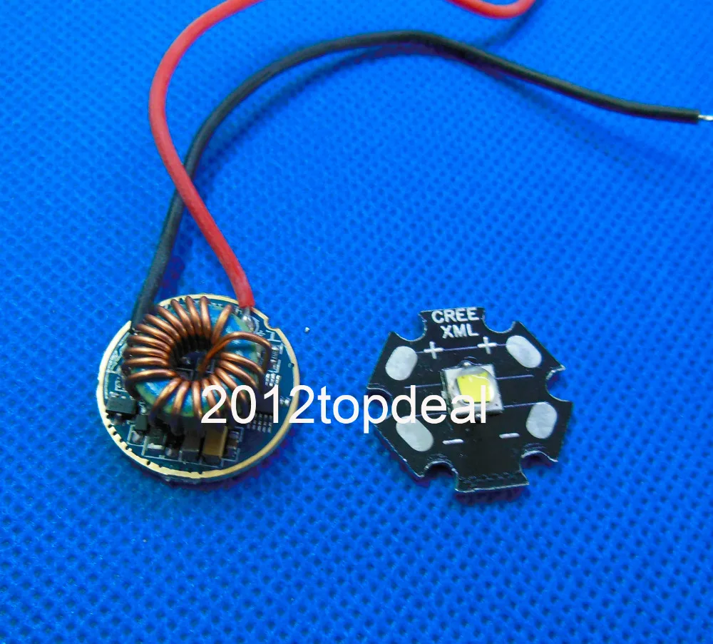

CREE XML2 LED XM-L2 T6 U2 10W WHITE Neutral White Warm White LED Emitter 20MM Cooper PCB+Input 12V LED driver