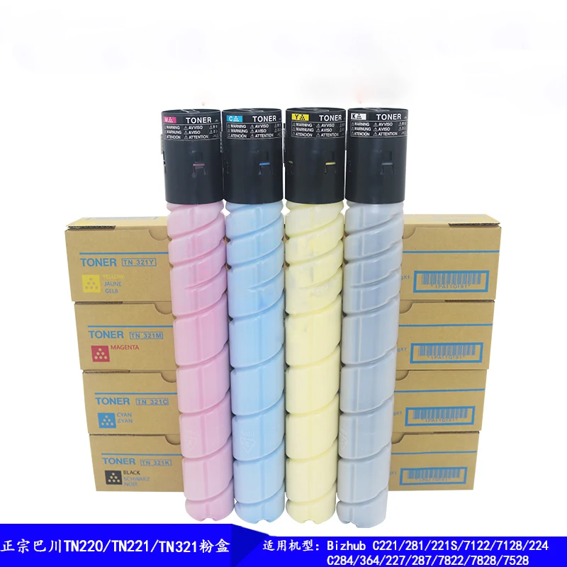 Совместимый тонер-картридж tn321 для KONICA MINOLTA BIZHUB C221 C281 C221S C224 C284 c364 c224e c284e c364e 7828 4