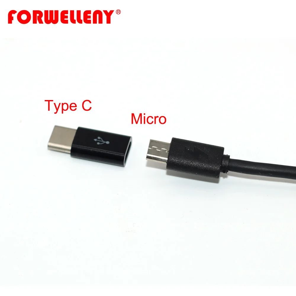 USB 3.1 Tipe C untuk Micro USB Adaptor Converter Konektor USB-C untuk Xiaomi Huawei LG Tipe C Ponsel