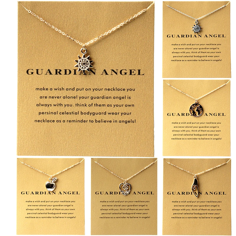 

New Golden Sun Flower Alloy Apple Pendant Clavicle Serpentine Female Fashion Jewelry Short Necklace - XL225