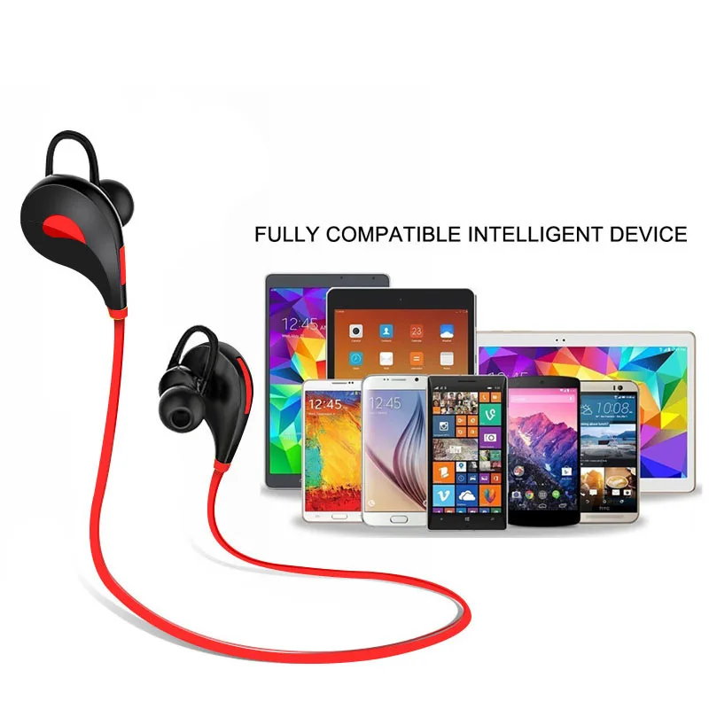 Hot Sale Bluetooth 4 1 Headphones with Microphone Music Fashion Wireless Earphone for iPhone 7 Plus HUAWEI Mate 9