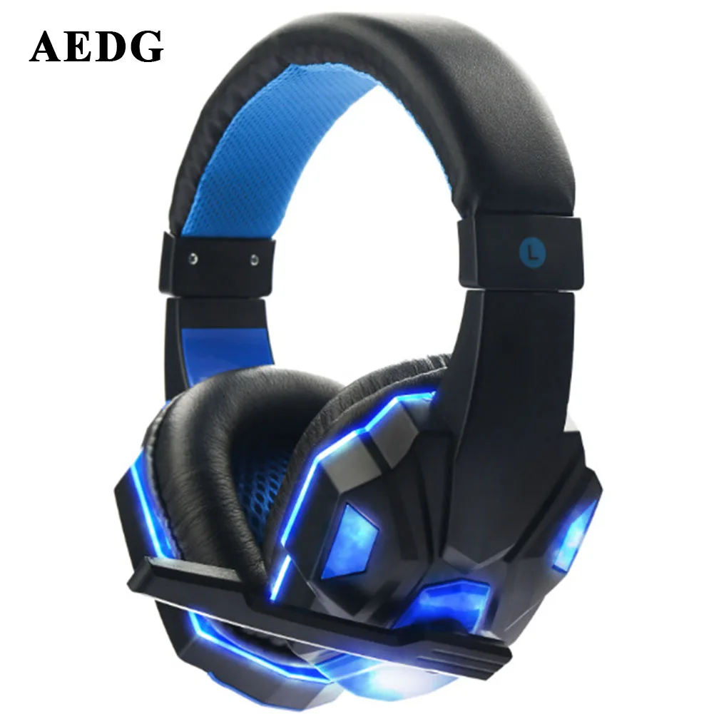 AEDG Gamekoptelefoo Gaming Headset Wired Earphone Gamer Headphone With