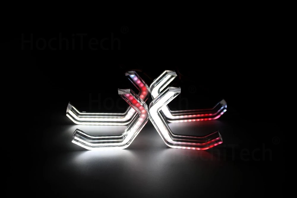 Для 2012-UP BMW F32 4 серии аксессуары RGBW многоцветные знаковые M4 Стиль Кристалл глаза ангела комплект DRL