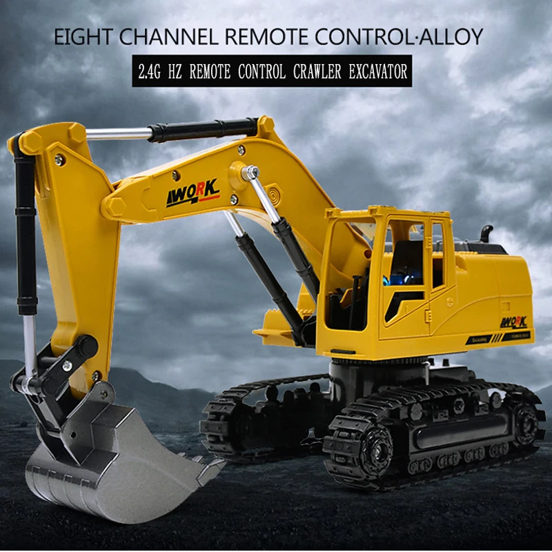 

Excavator 15CH 2.4G Remote Control Constructing Truck Crawler Digger Model Electronic Engineering Truck Toy
